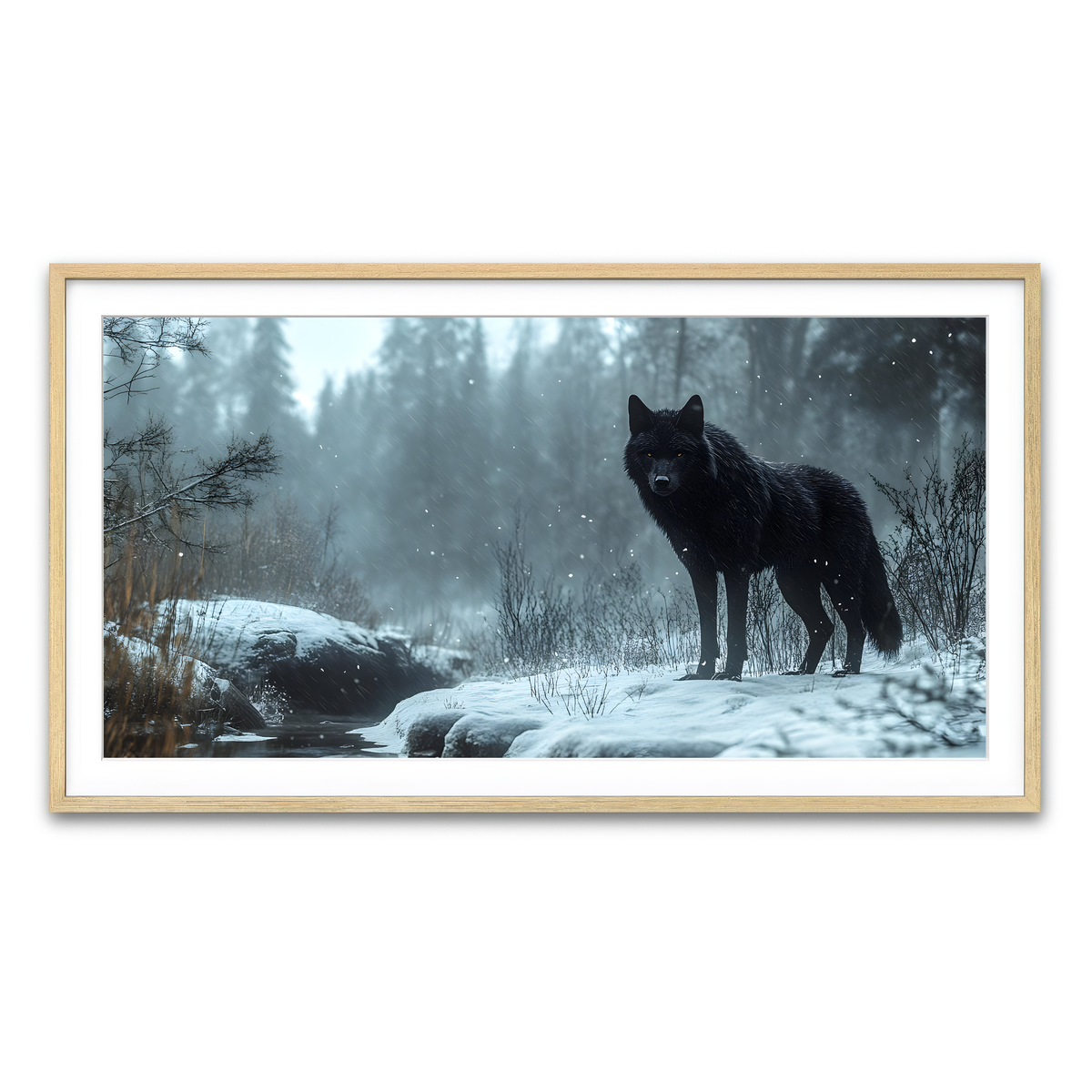 Framed Print 2x1 Natural