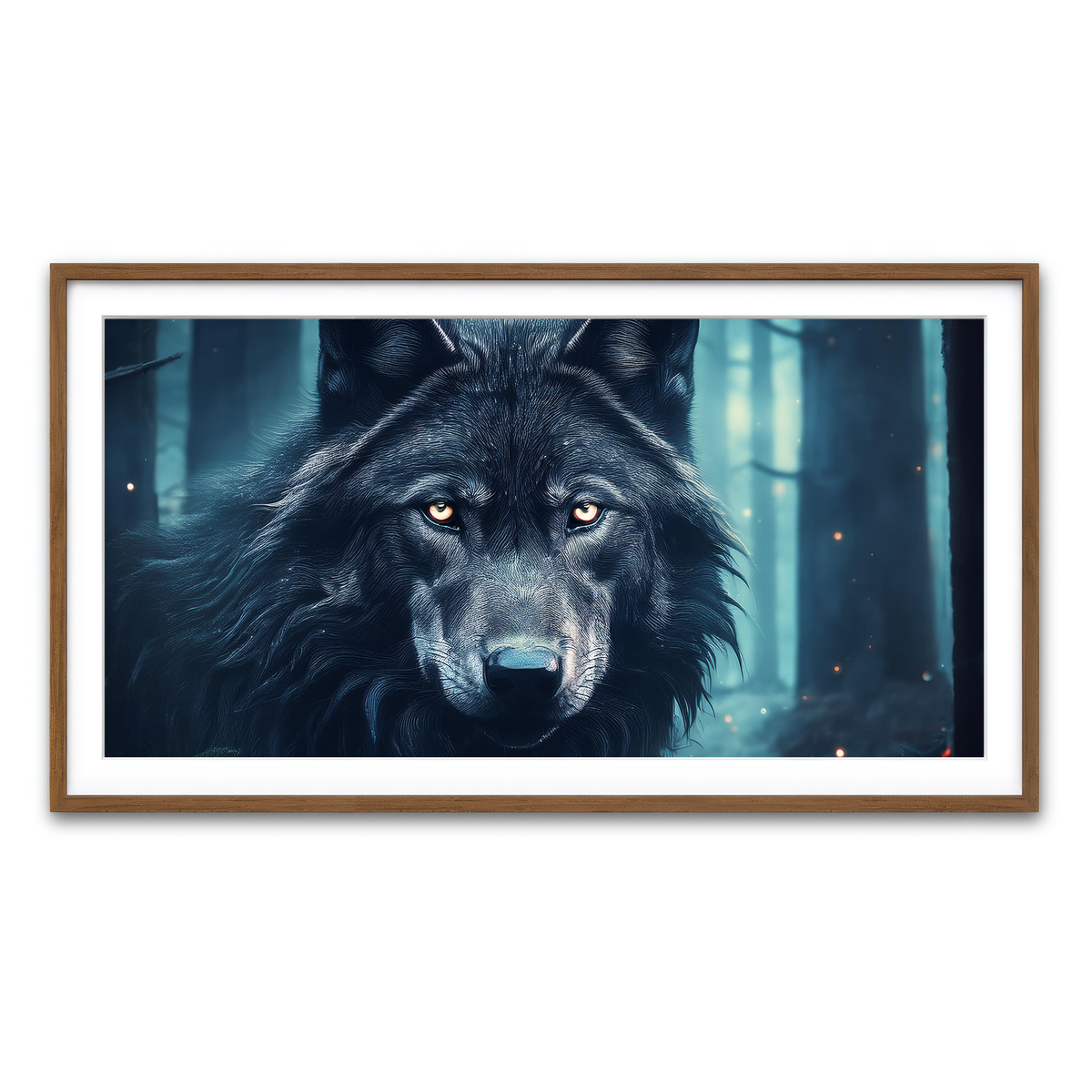 Framed Print 2x1 Walnut