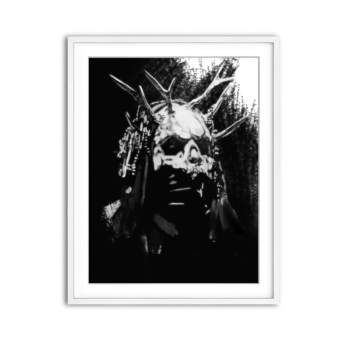 Framed Print 3x4 White