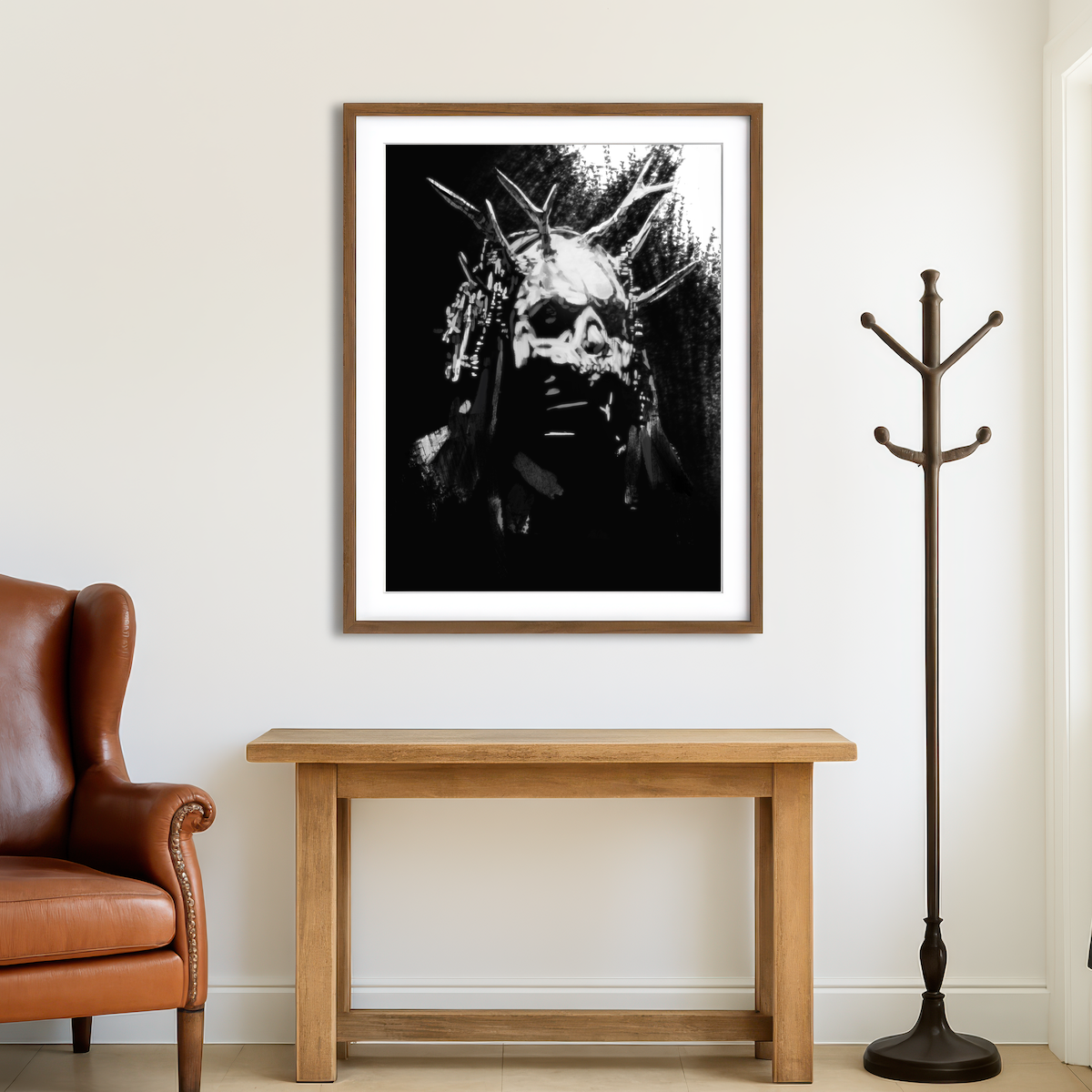 AUTO-MOCKUP ROOM | Black Wall Art