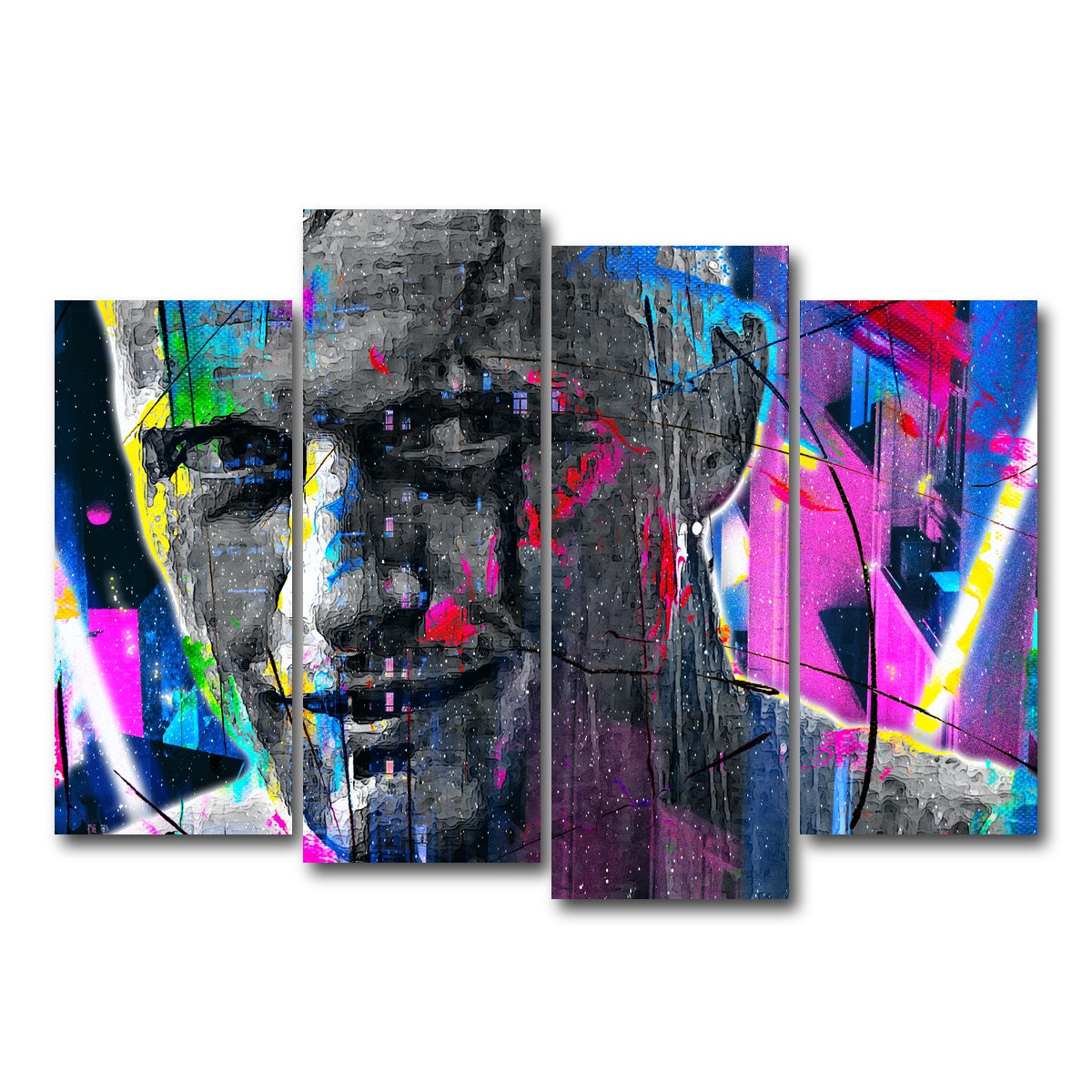 AUTO-MOCKUP WHITE | Blade Runner | 4 Piece | Gallery Wrap Canvas | group=4_normal