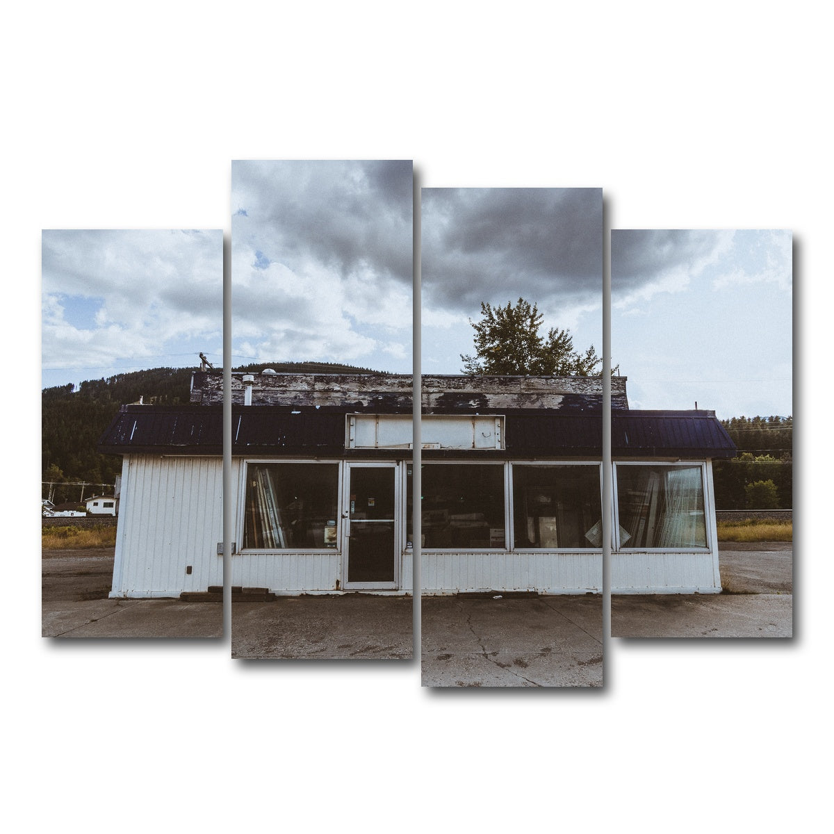 AUTO-MOCKUP WHITE | Blairmore Shack | 4 Piece | Gallery Wrap Canvas | group=4_normal