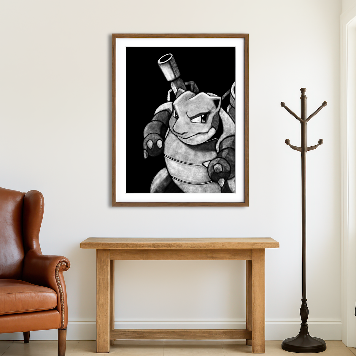 AUTO-MOCKUP ROOM | Blastoise Wall Art