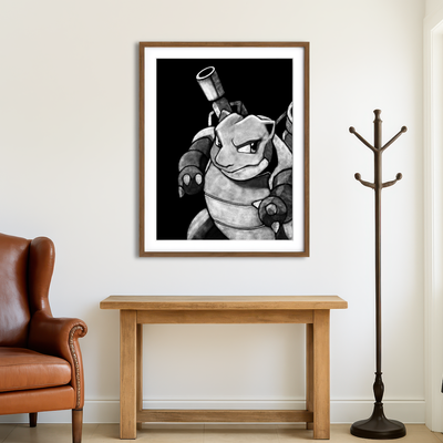 AUTO-MOCKUP ROOM | Blastoise Wall Art