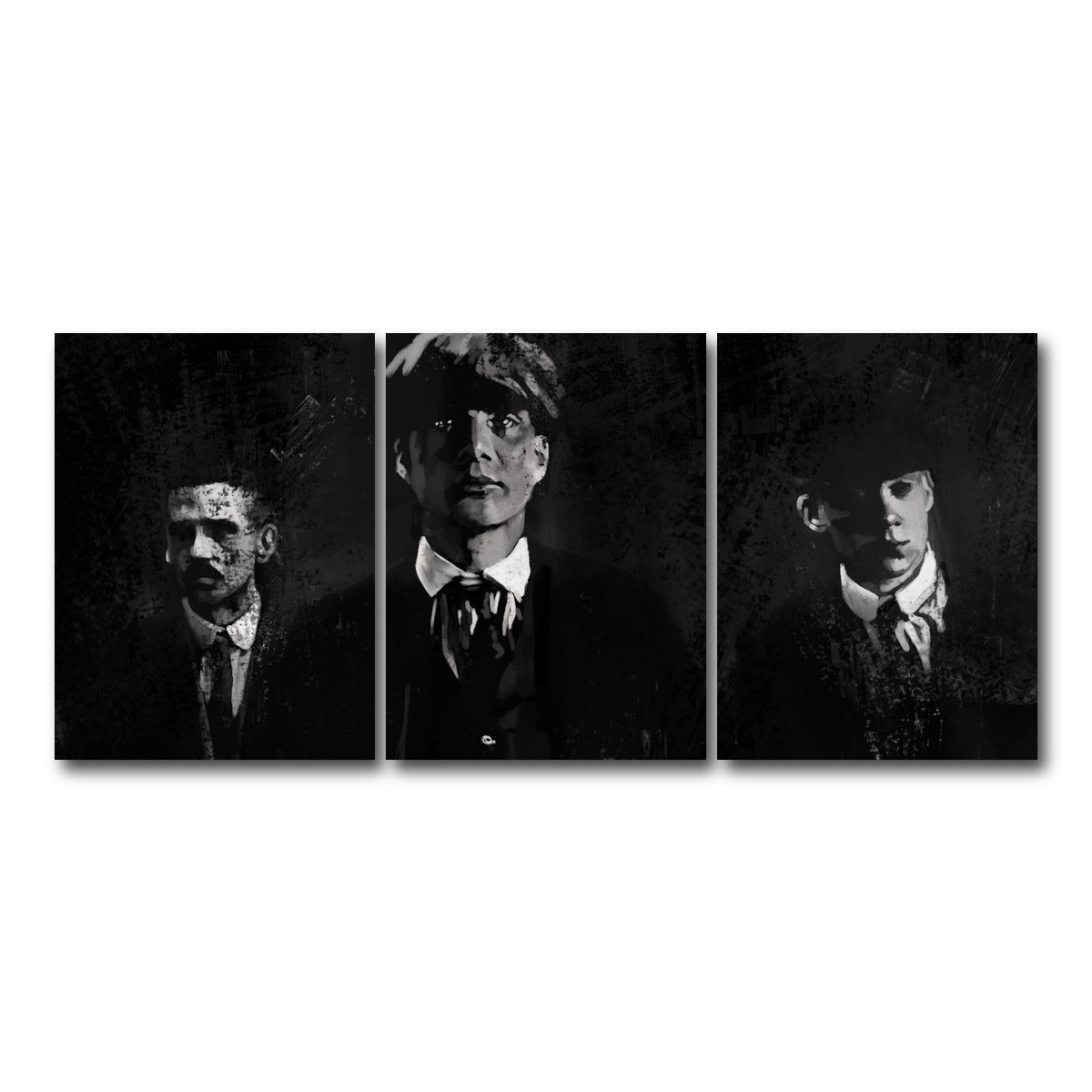 AUTO-MOCKUP WHITE | Blinders | 3 Piece | Gallery Wrap Canvas | group=18x24