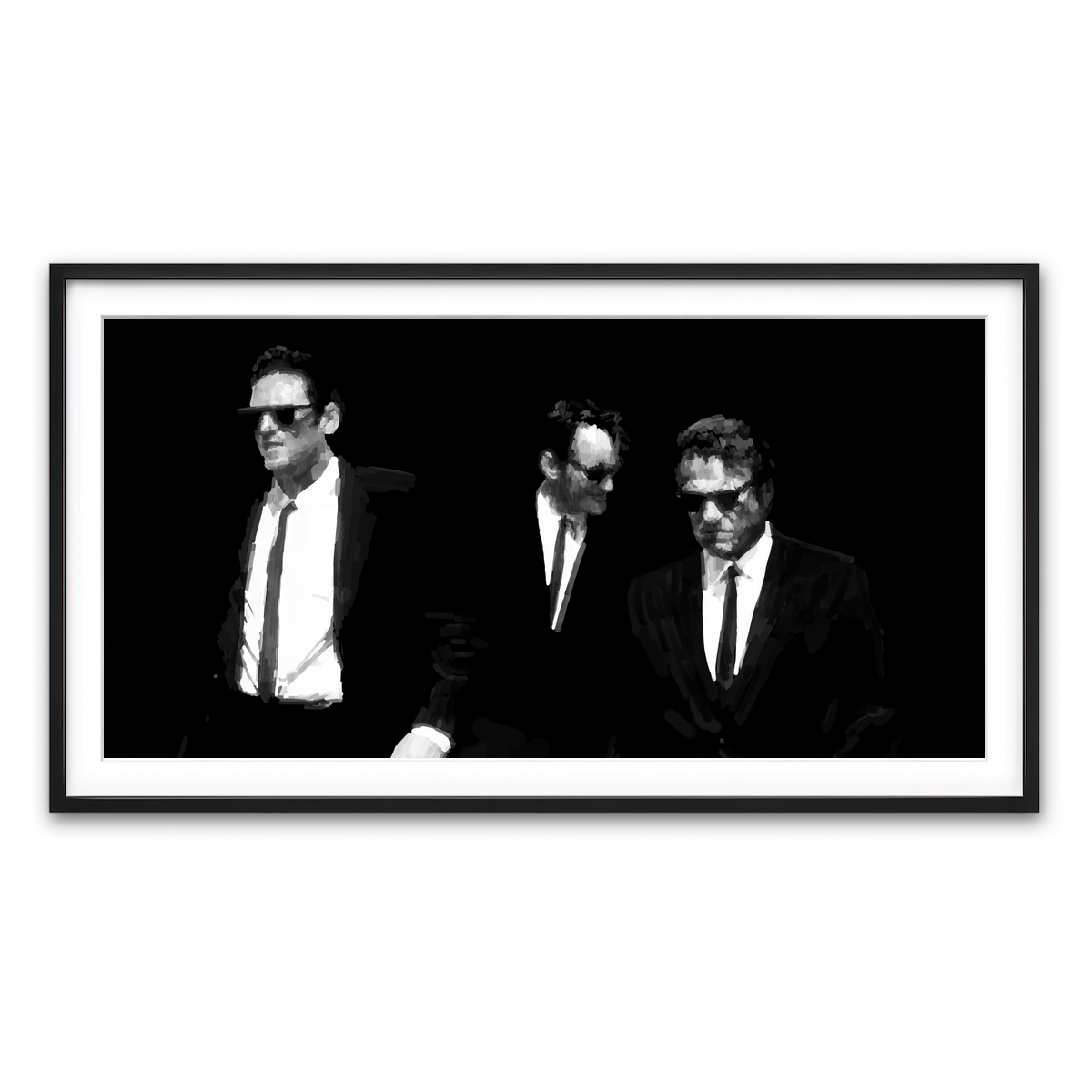 Framed Print 2x1 Black