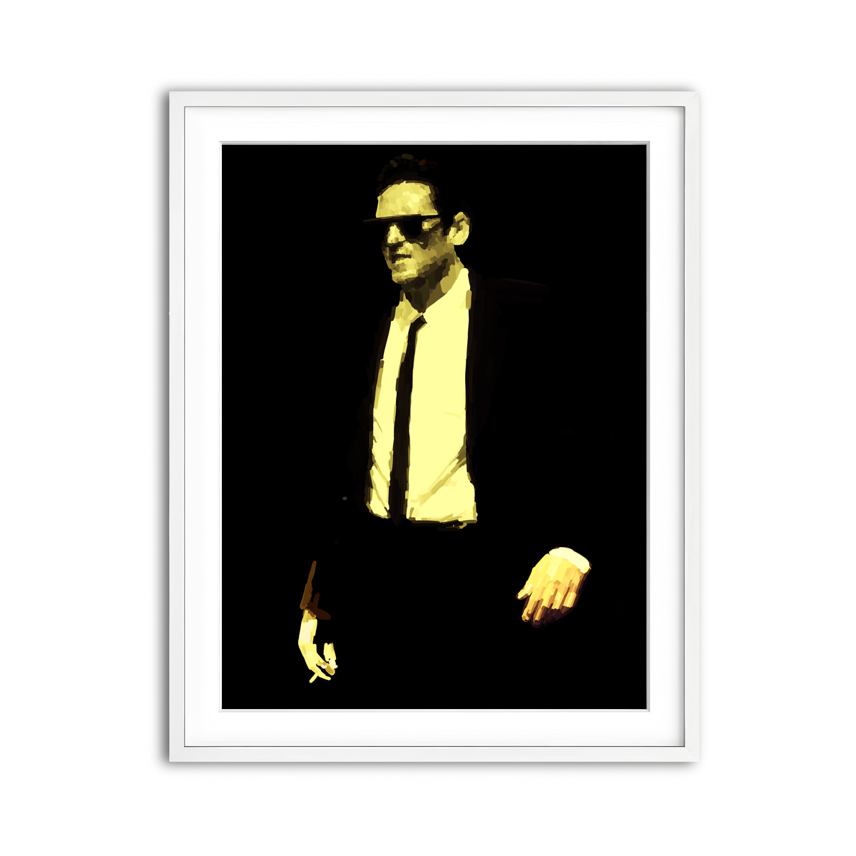 Framed Print 3x4 White