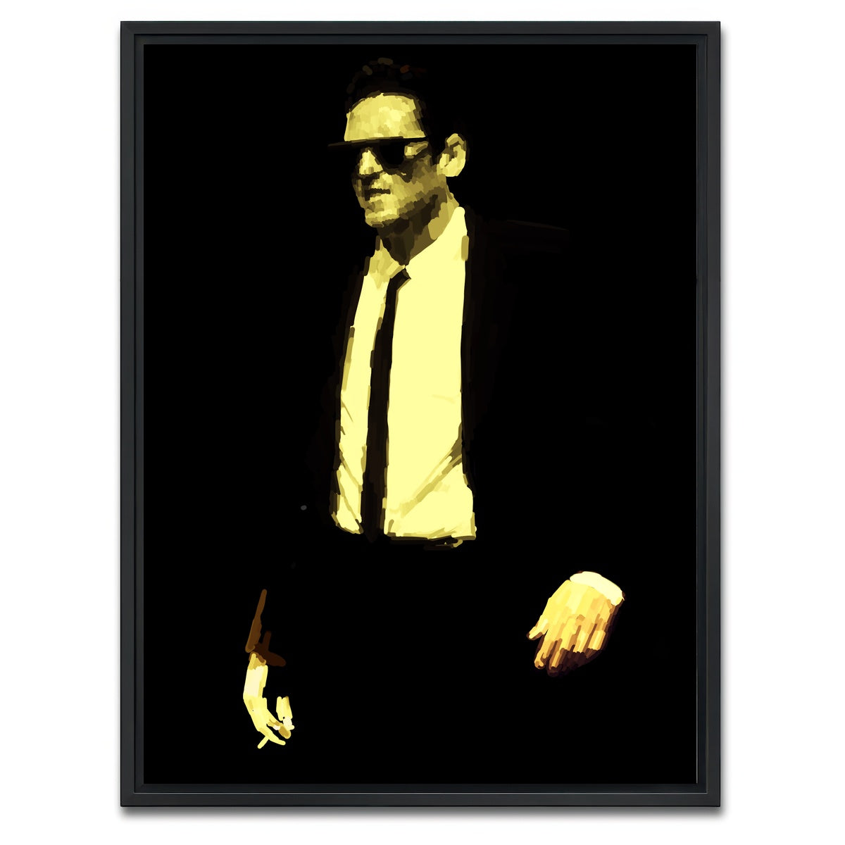 AUTO-MOCKUP WHITE | Blonde | 1 Piece | Black Framed Canvas | group=3x4