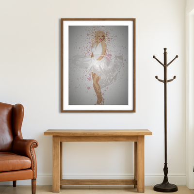 AUTO-MOCKUP ROOM | Blonde Bombshell Wall Art