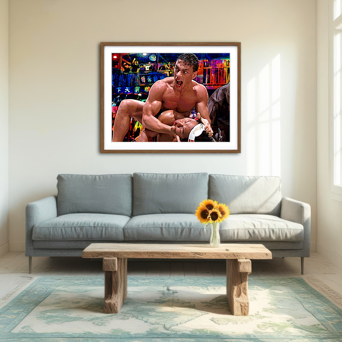 AUTO-MOCKUP ROOM | Bloodsport - Say it! Wall Art