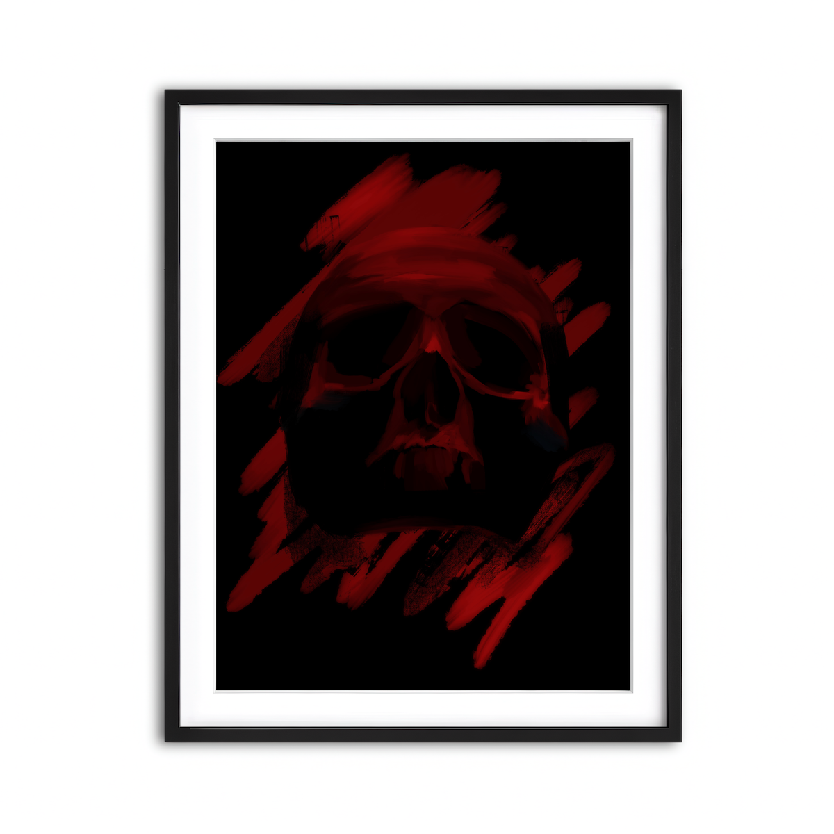 Framed Print 3x4 Black