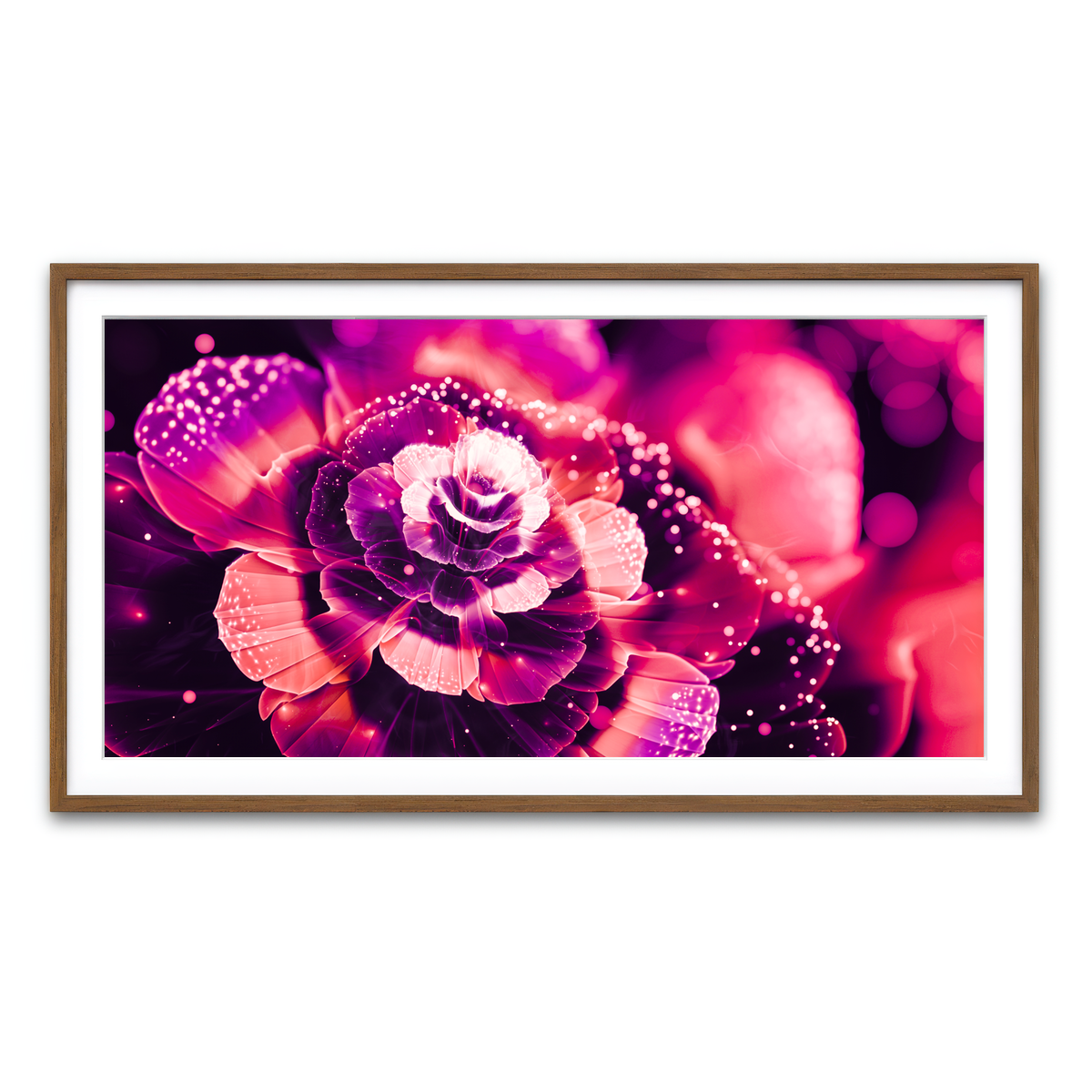 Framed Print 2x1 Walnut