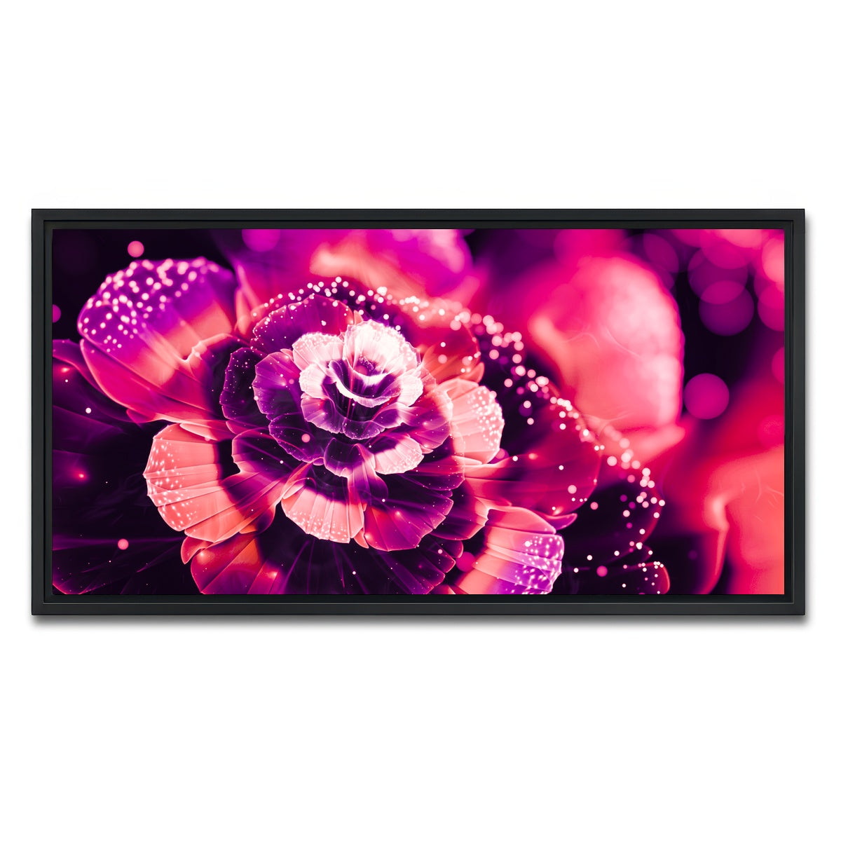 AUTO-MOCKUP WHITE | Bloom | 1 Piece | Black Framed Canvas | group=2x1