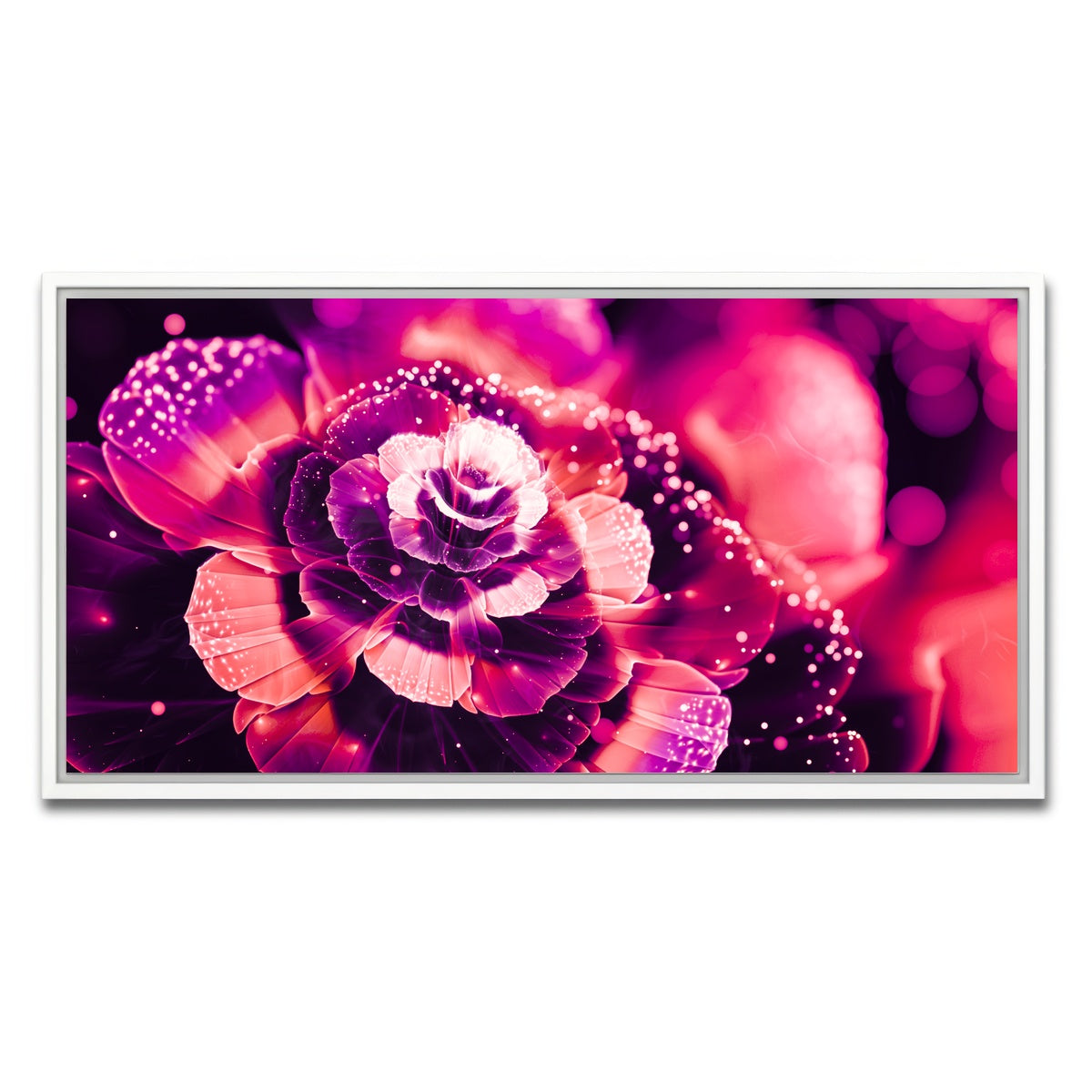 AUTO-MOCKUP WHITE | Bloom | 1 Piece | White Framed Canvas | group=2x1