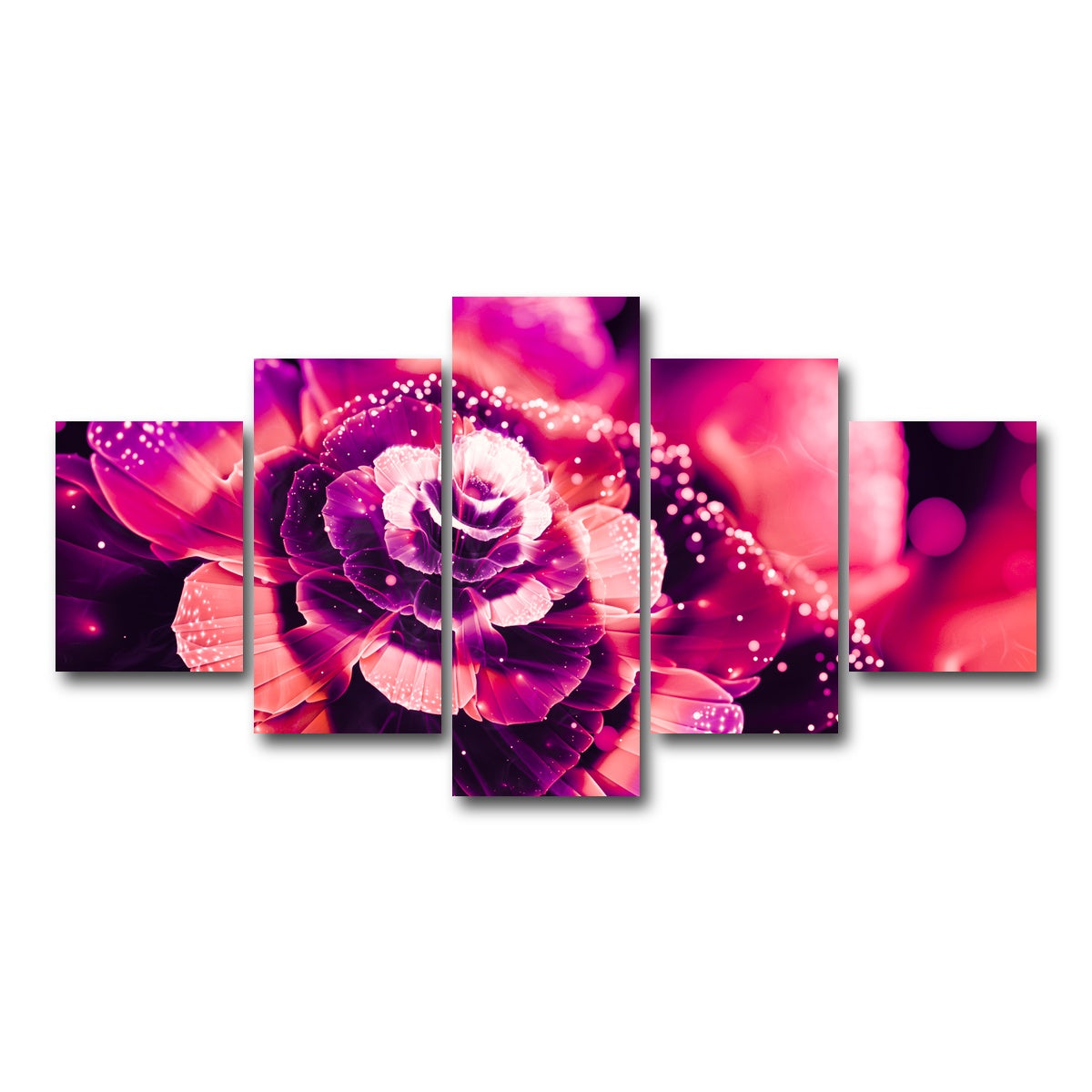 AUTO-MOCKUP WHITE | Bloom | 5 Piece | Gallery Wrap Canvas | group=5_short