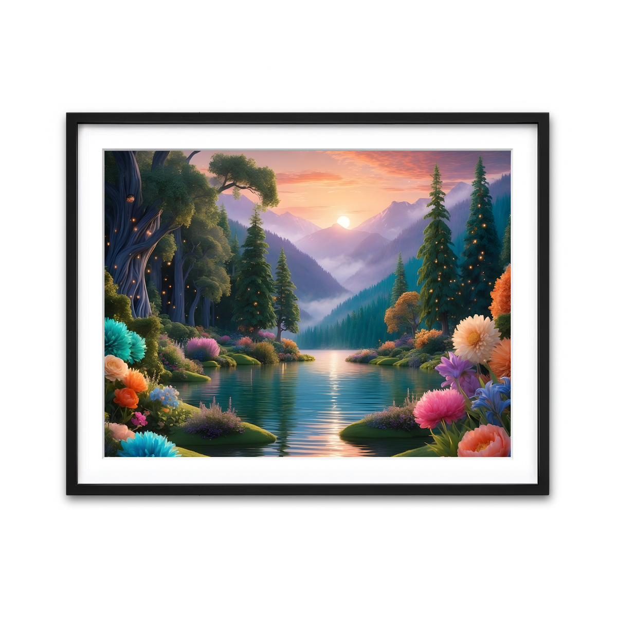 Framed Print 4x3 Black