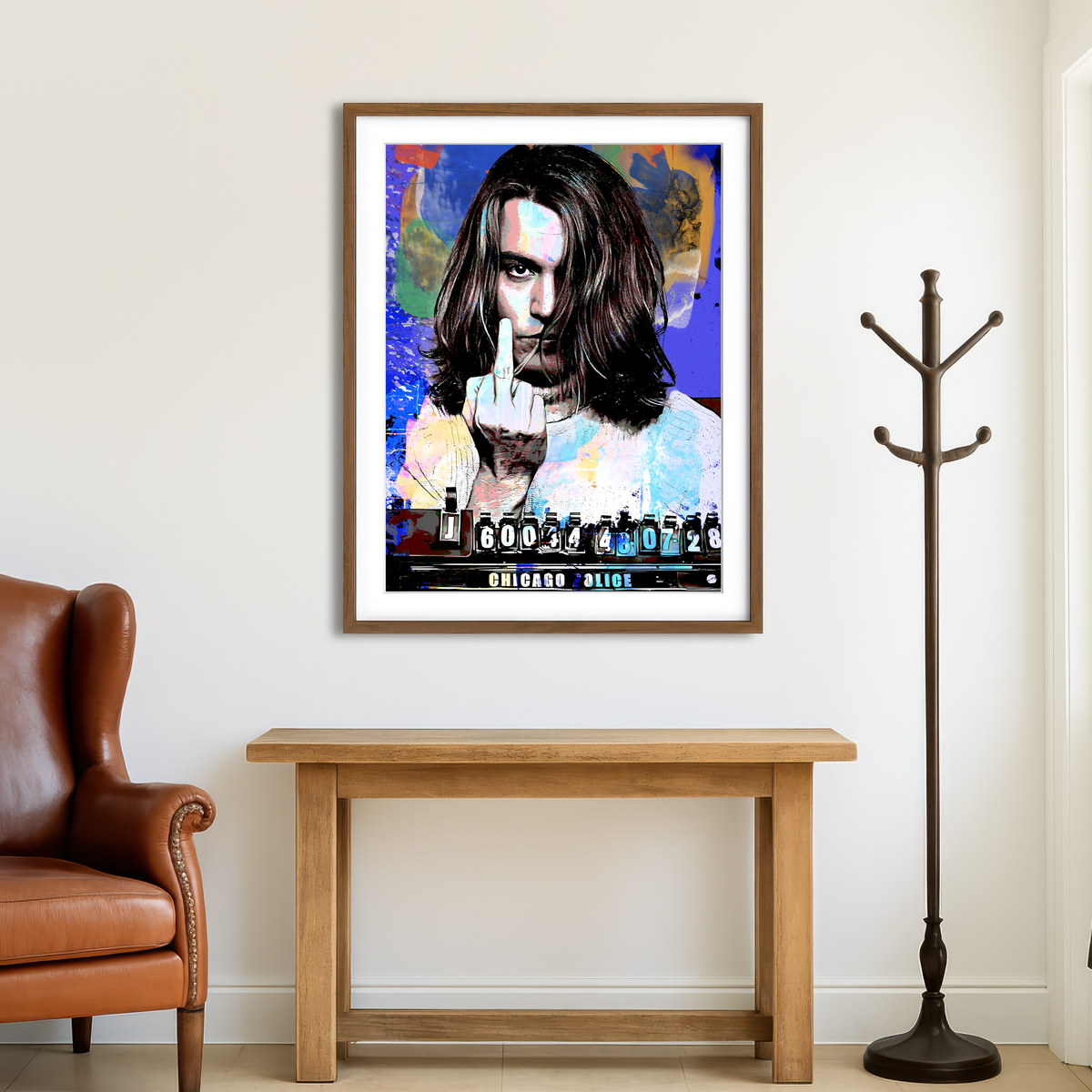 AUTO-MOCKUP ROOM | Blow Mugshot Wall Art