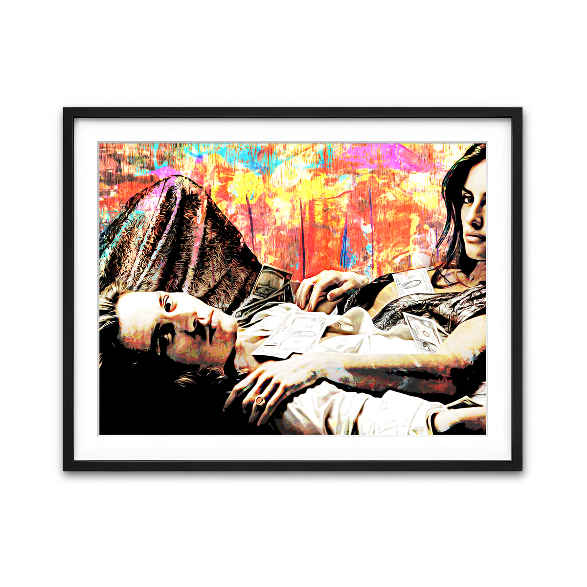 Framed Print 4x3 Black