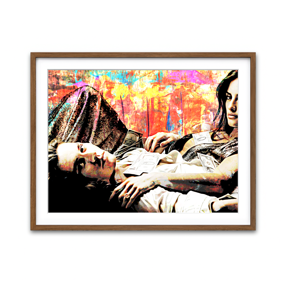 Framed Print 4x3 Walnut