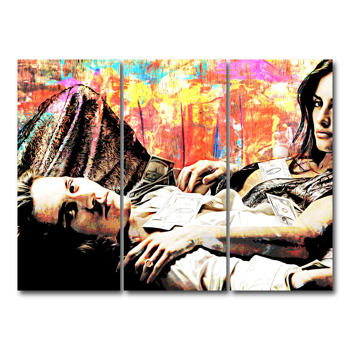 AUTO-MOCKUP WHITE | Blow | 3 Piece | Gallery Wrap Canvas | group=8x18