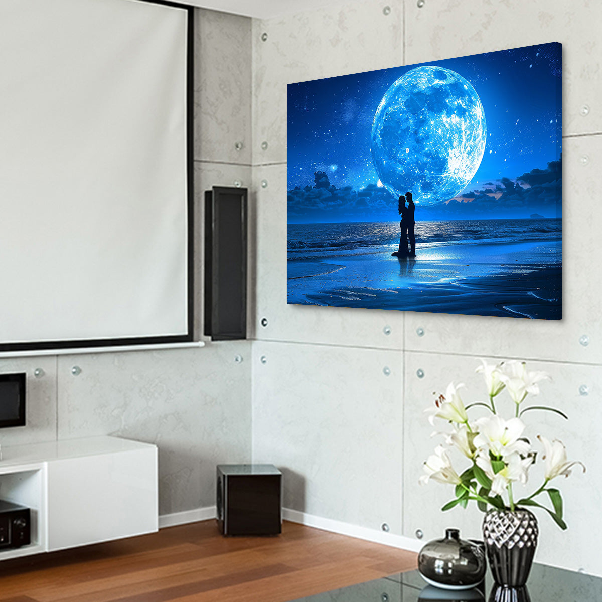 Blue Moon Wall Art