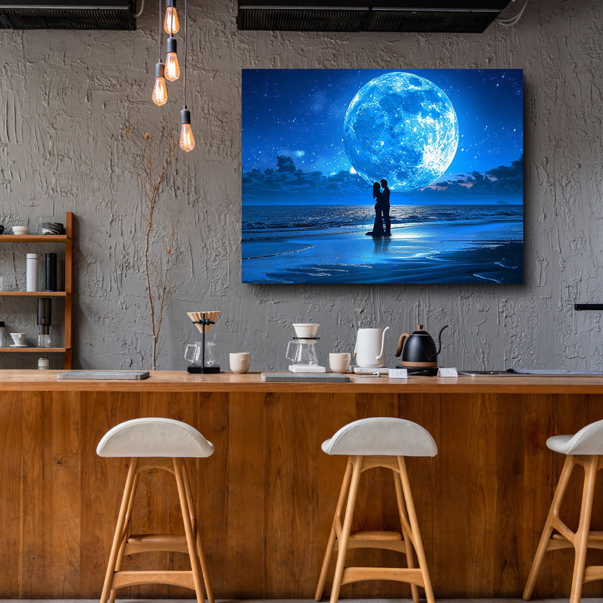 Blue Moon Wall Art