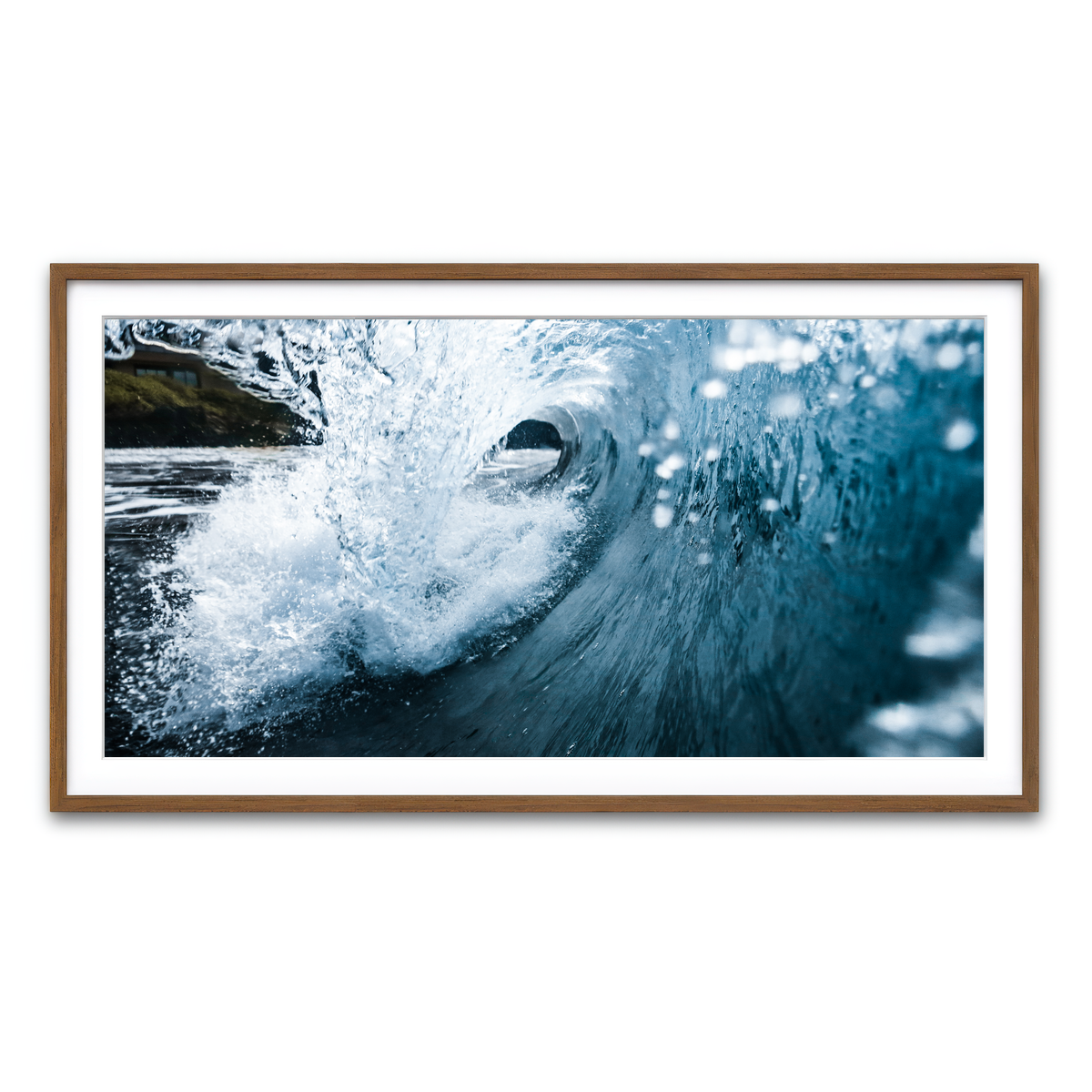 Framed Print 2x1 Walnut