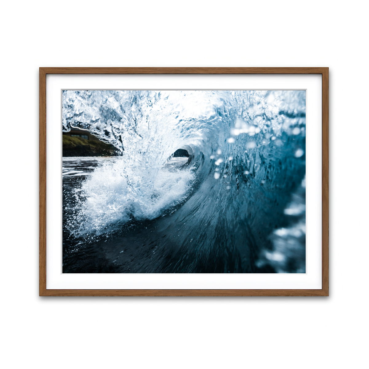 Framed Print 4x3 Walnut