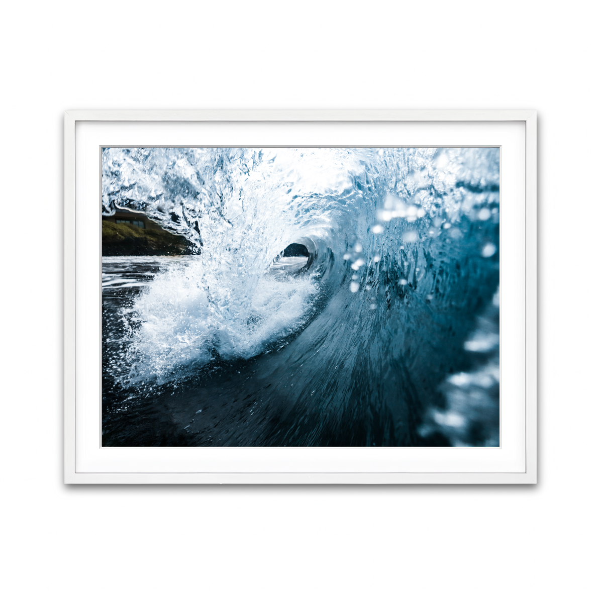Framed Print 4x3 White