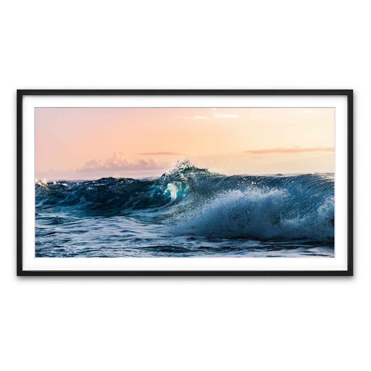 Framed Print 2x1 Black