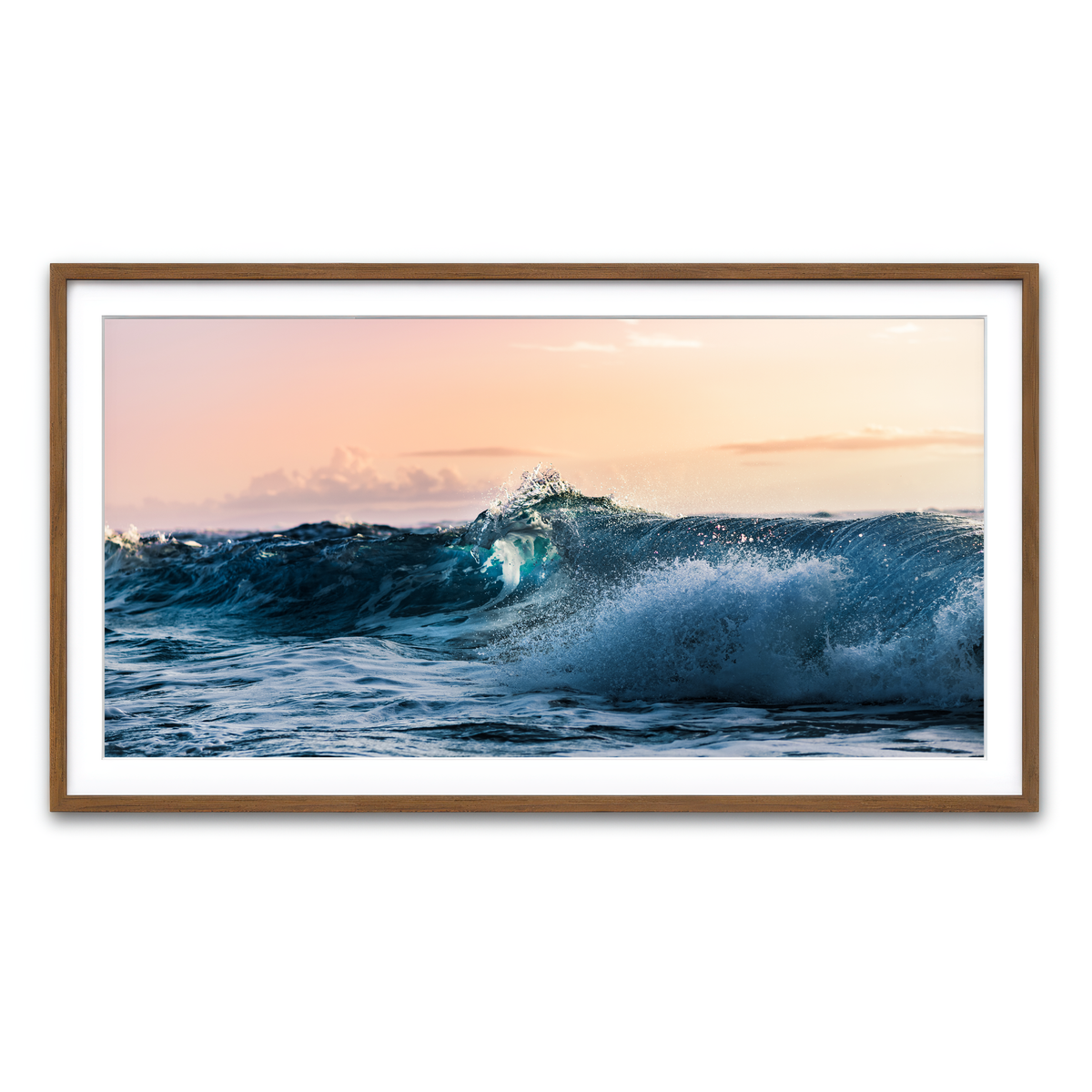 Framed Print 2x1 Walnut