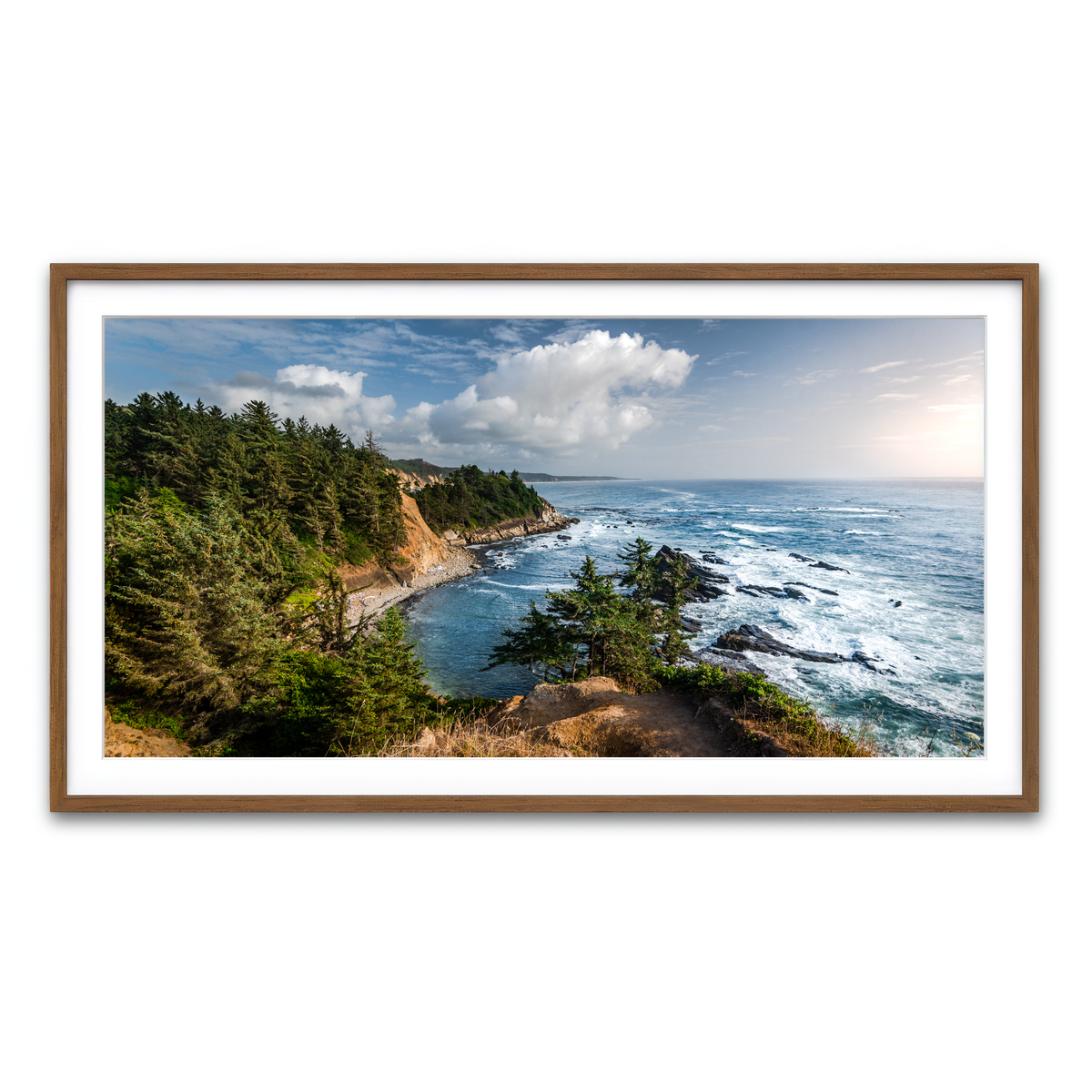 Framed Print 2x1 Walnut
