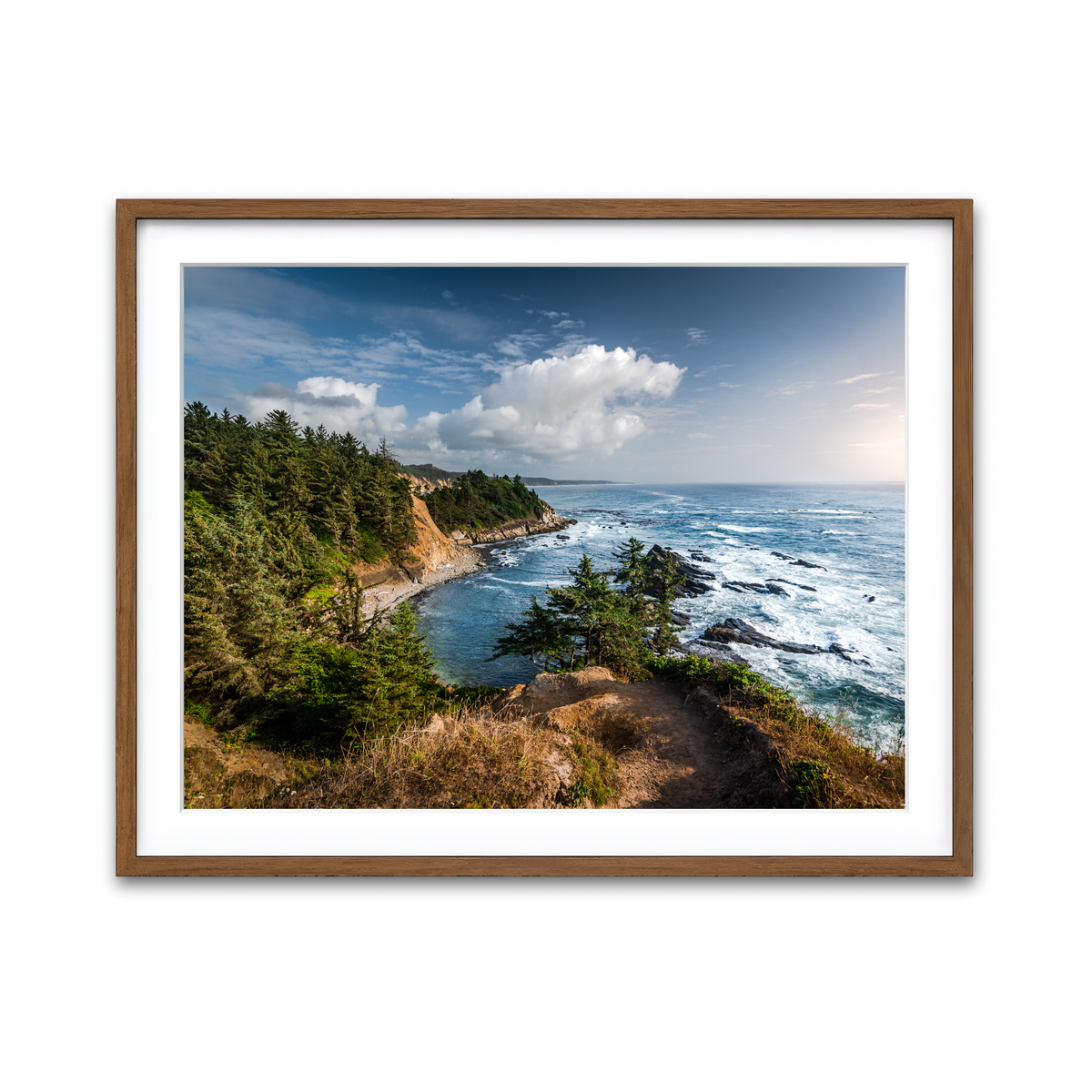 Framed Print 4x3 Walnut