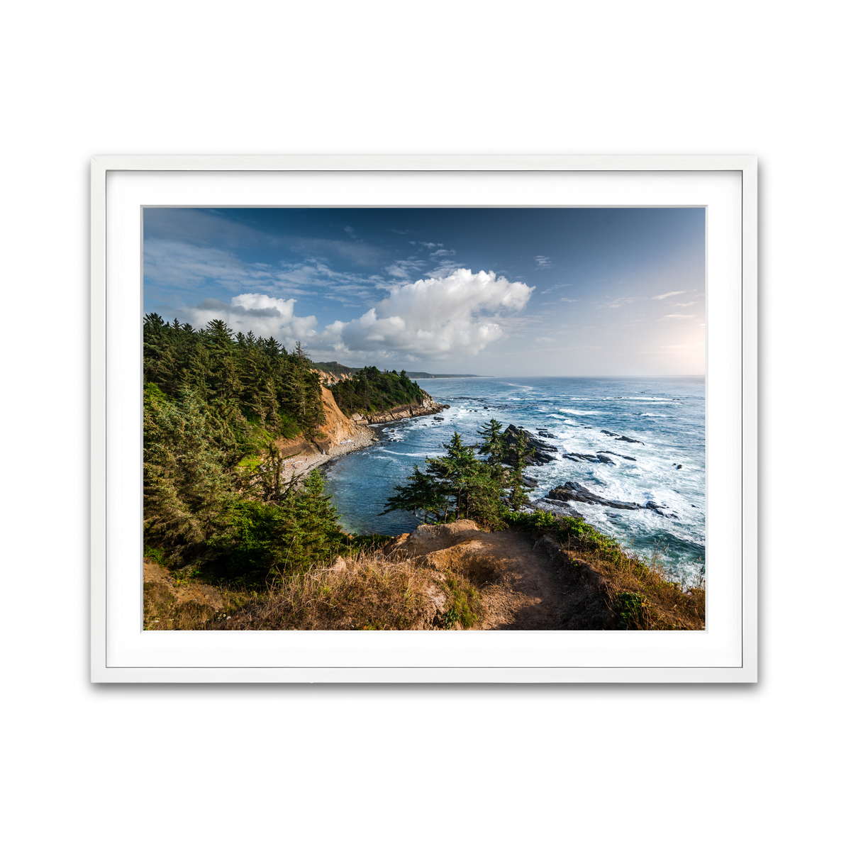 Framed Print 4x3 White