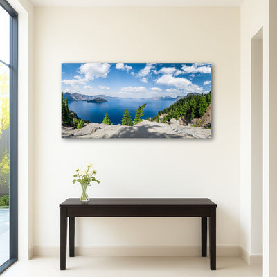 AUTO-MOCKUP ROOM | Blue Crater Lake Panorama