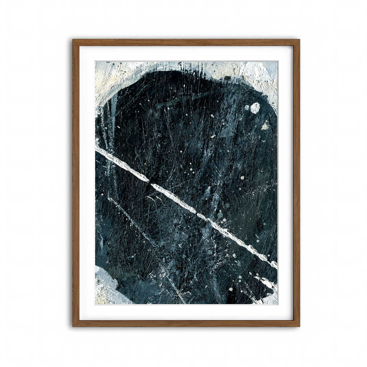 Framed Print 3x4 Walnut