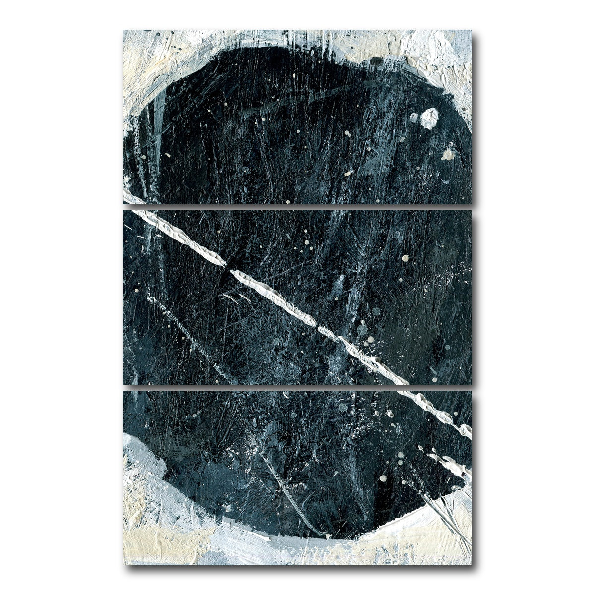 AUTO-MOCKUP WHITE | Blue Hole | 3 Piece | Gallery Wrap Canvas | group=12x24_stacked