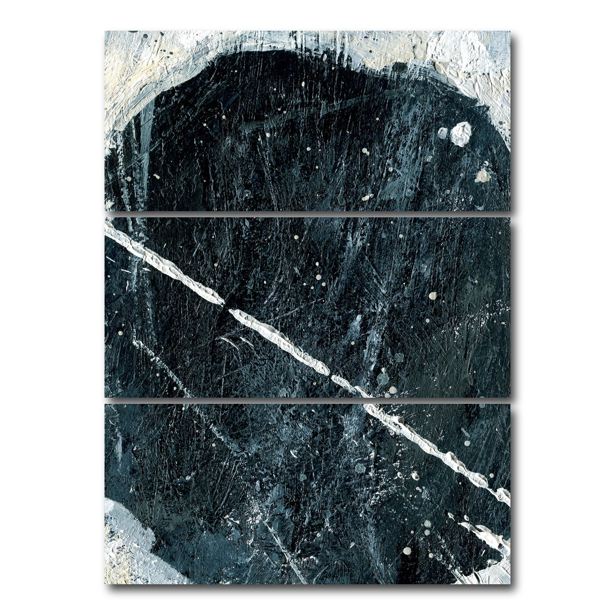 AUTO-MOCKUP WHITE | Blue Hole | 3 Piece | Gallery Wrap Canvas | group=8x18_stacked