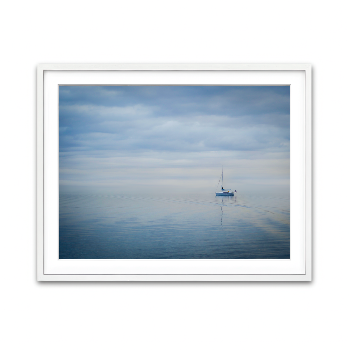 Framed Print 4x3 White