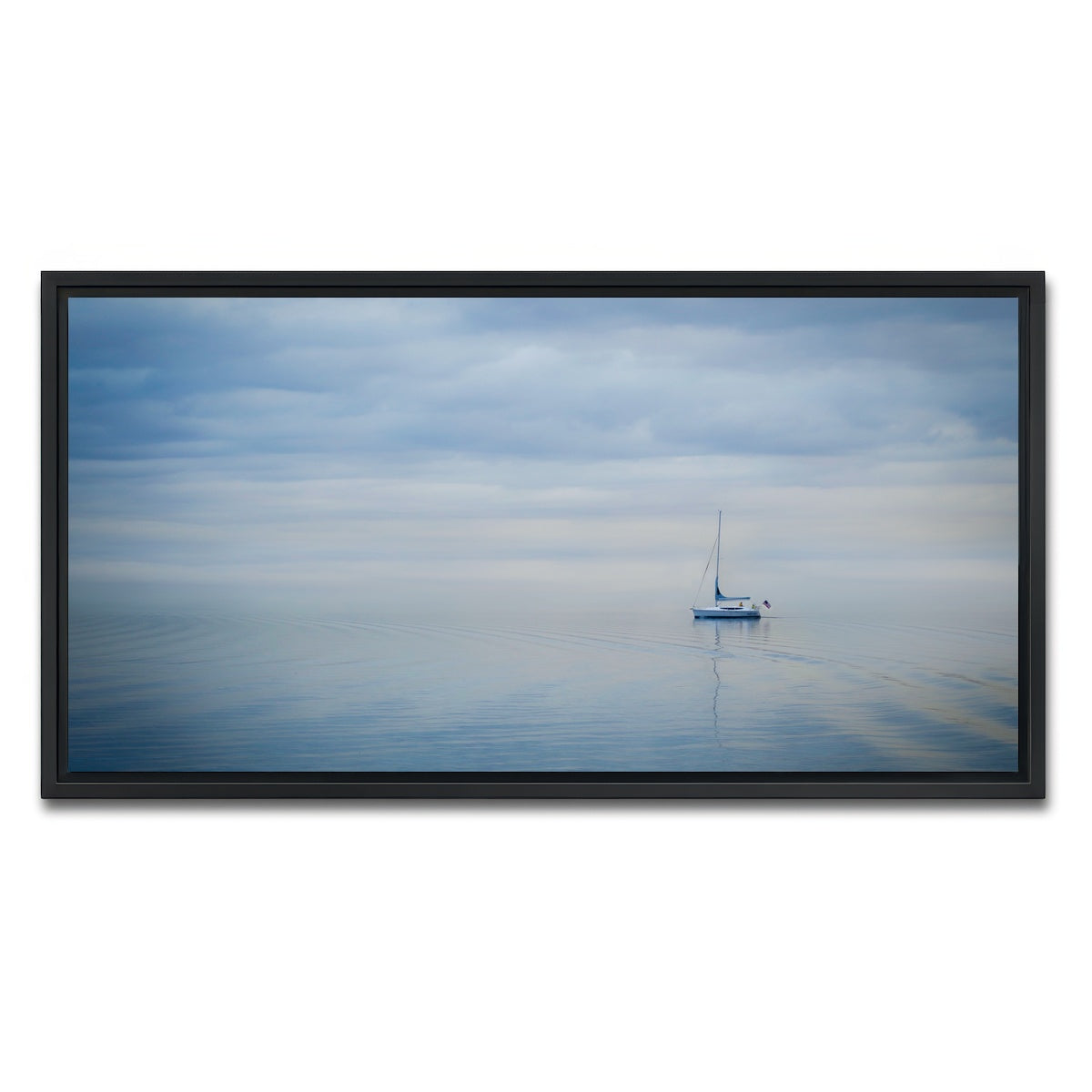 AUTO-MOCKUP WHITE | Blue Hour Ride | 1 Piece | Black Framed Canvas | group=2x1