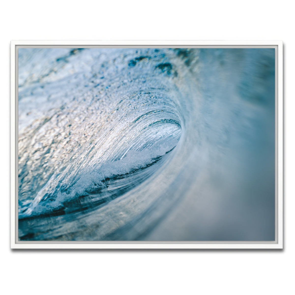 AUTO-MOCKUP WHITE | Blue Ice | 1 Piece | White Framed Canvas | group=4x3