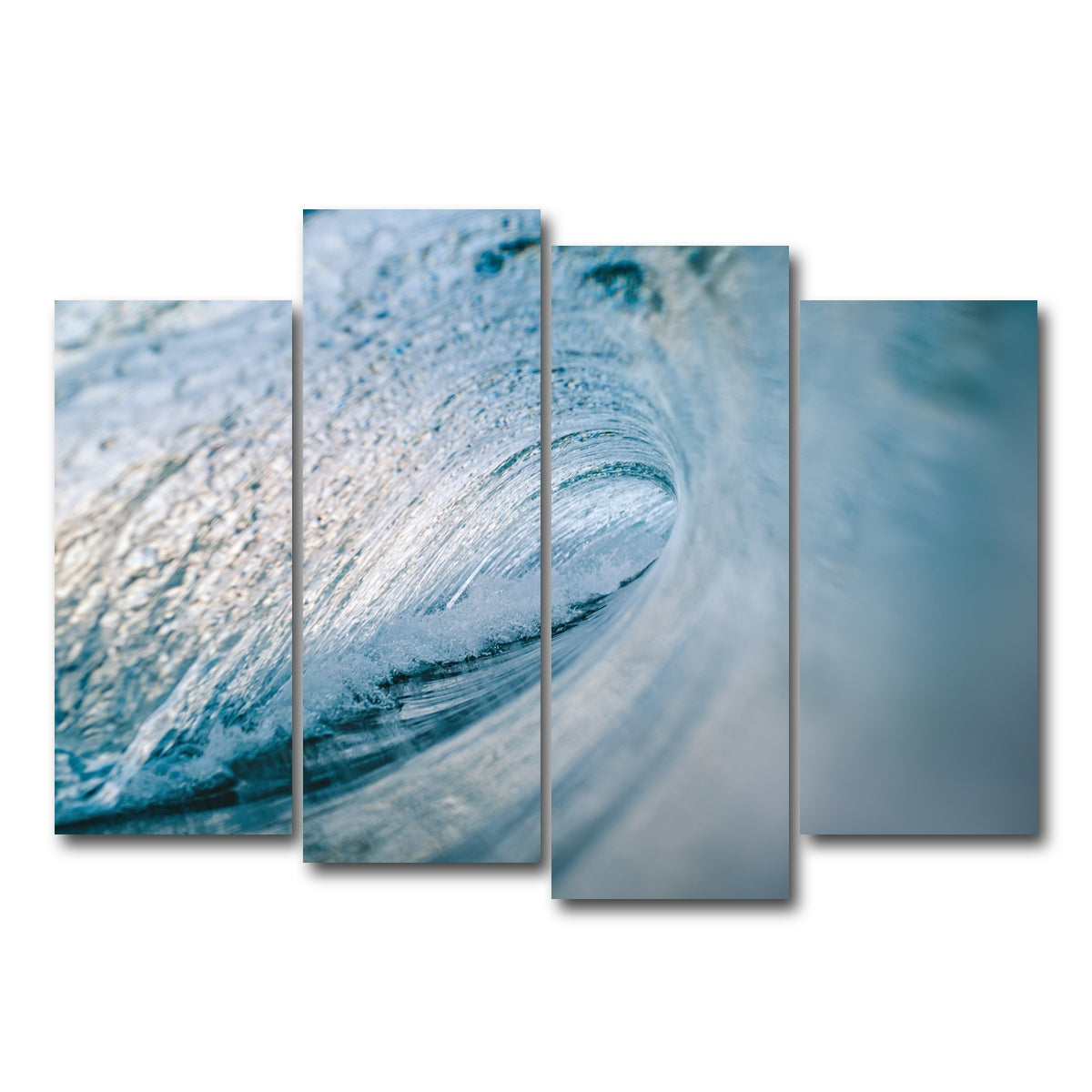 AUTO-MOCKUP WHITE | Blue Ice | 4 Piece | Gallery Wrap Canvas | group=4_normal
