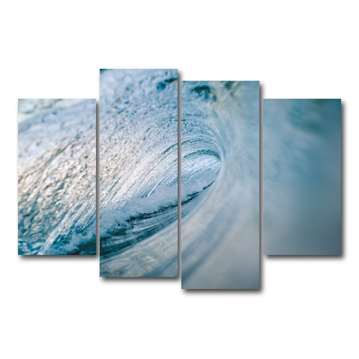 AUTO-MOCKUP WHITE | Blue Ice | 4 Piece | Gallery Wrap Canvas | group=4_short