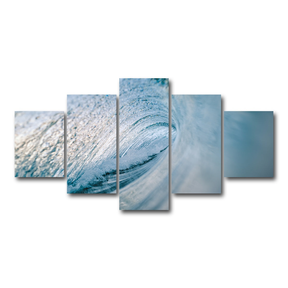 AUTO-MOCKUP WHITE | Blue Ice | 5 Piece | Gallery Wrap Canvas | group=5_short