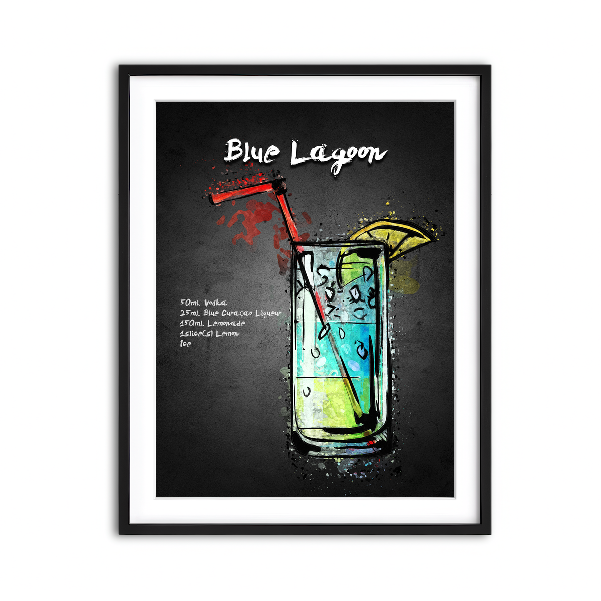 Framed Print 3x4 Black