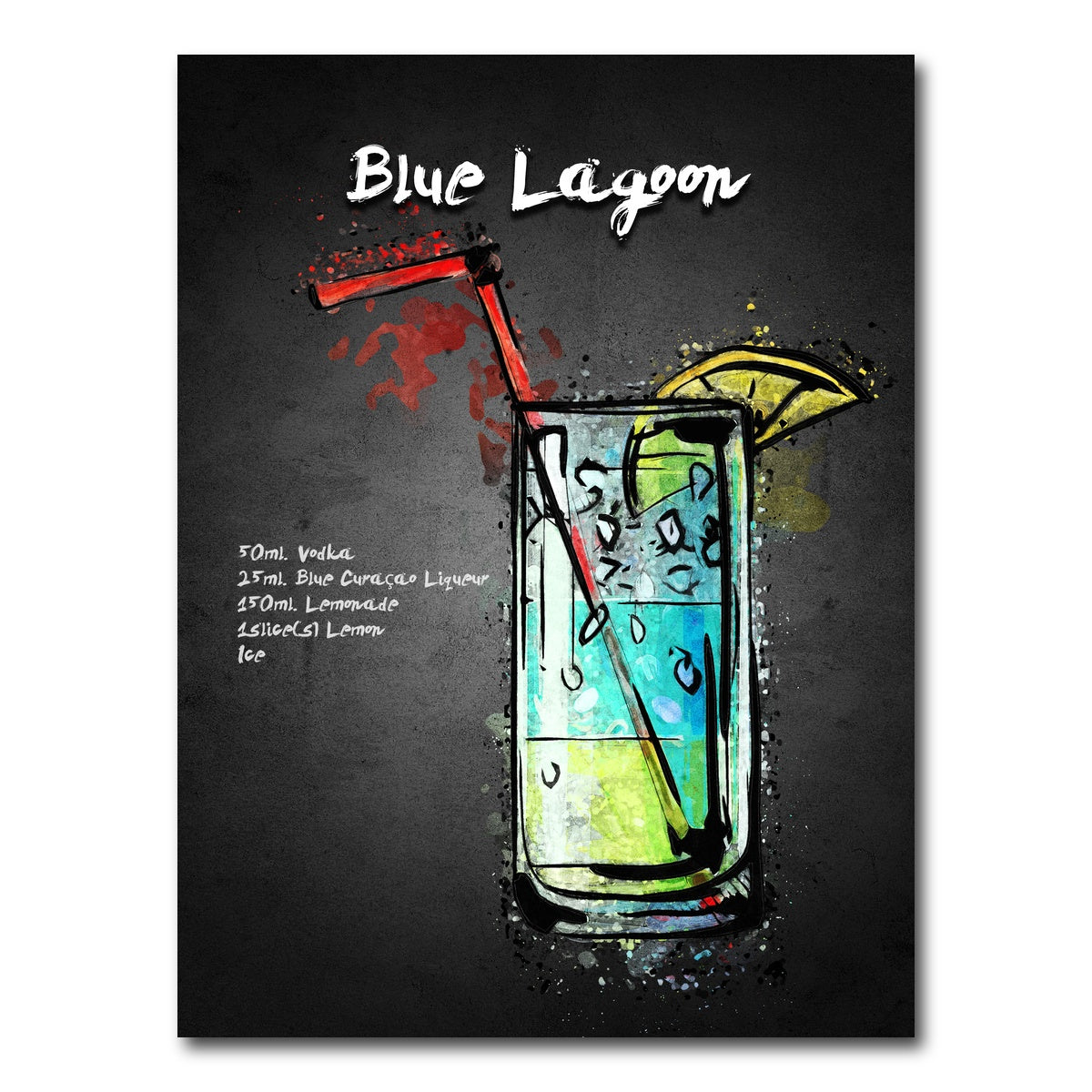 AUTO-MOCKUP WHITE | Blue Lagoon | 1 Piece | Gallery Wrap Canvas | group=3x4