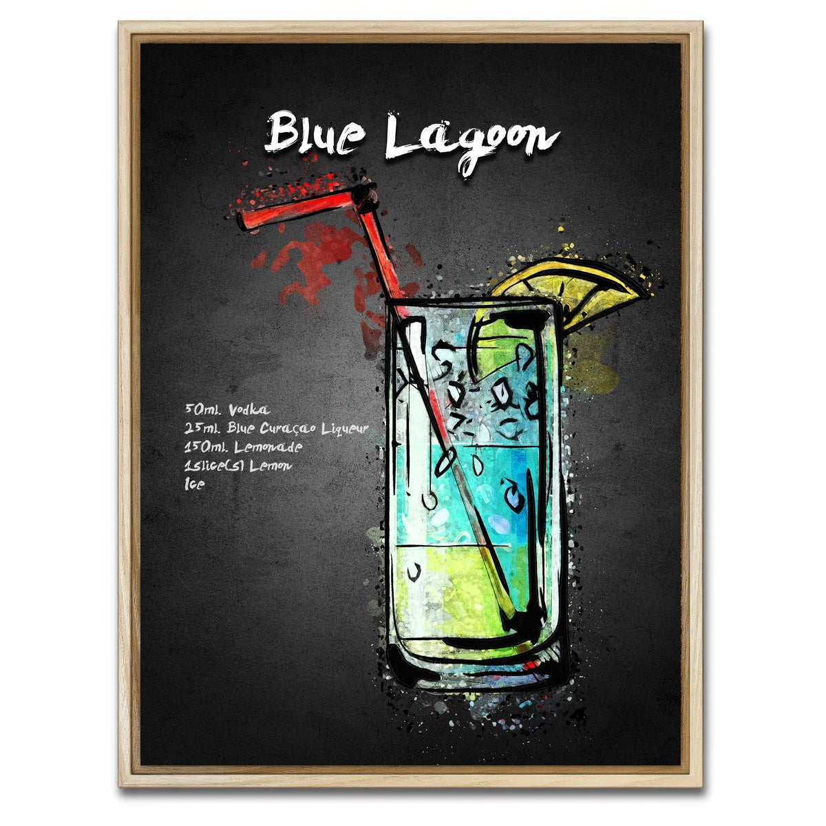 AUTO-MOCKUP WHITE | Blue Lagoon | 1 Piece | Natural Framed Canvas | group=3x4