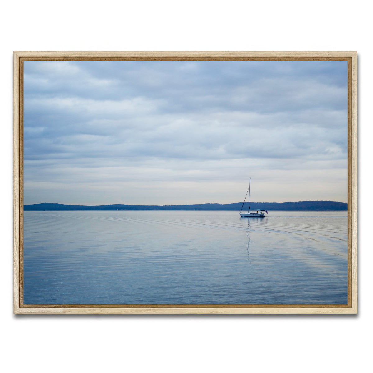 AUTO-MOCKUP WHITE | Blue Light | 1 Piece | Natural Framed Canvas | group=4x3