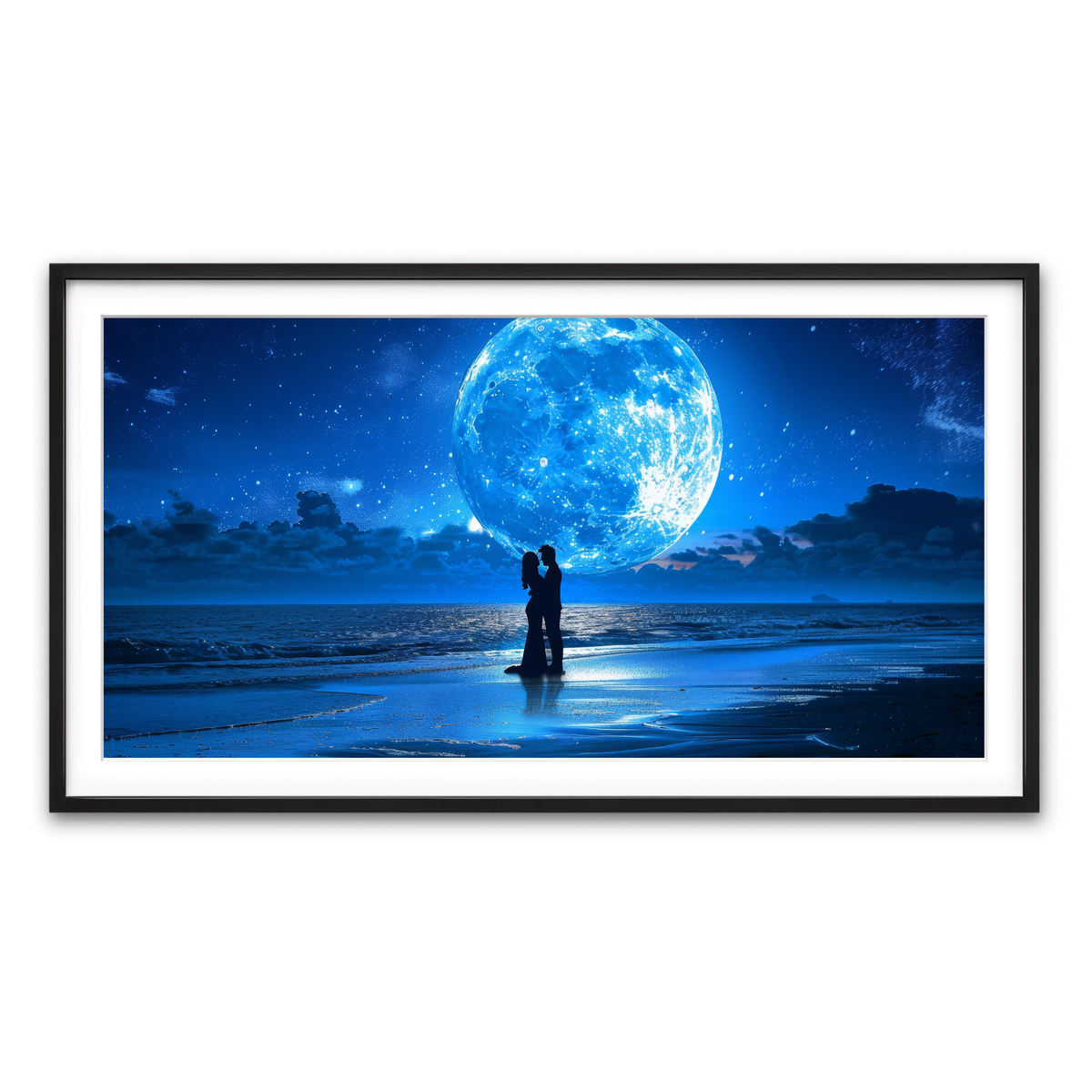 Framed Print 2x1 Black