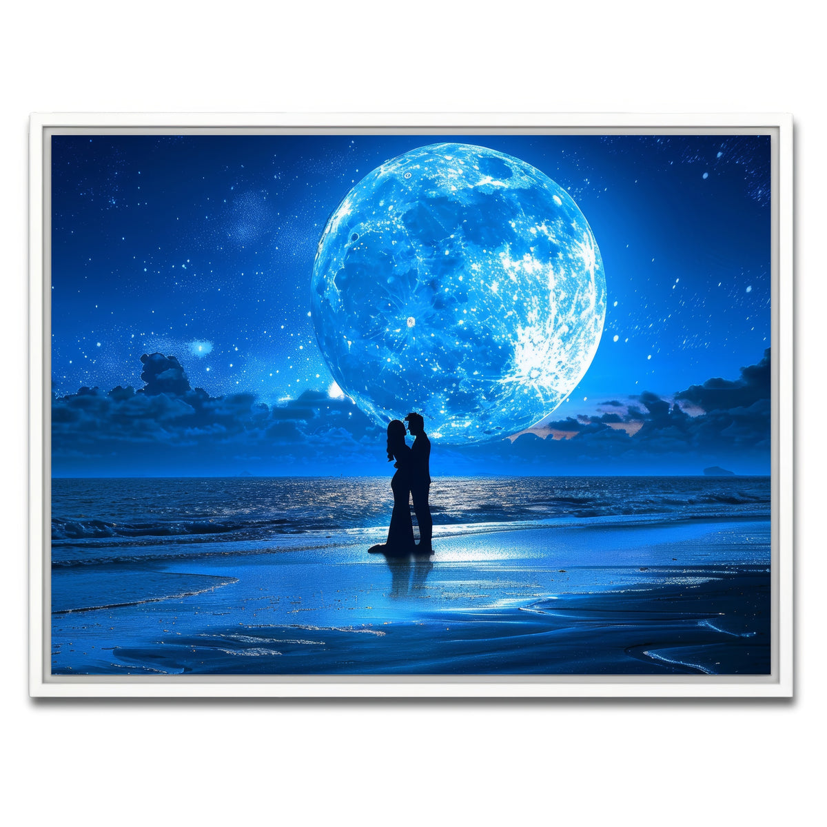 AUTO-MOCKUP WHITE | Blue Moon | 1 Piece | White Framed Canvas | group=4x3